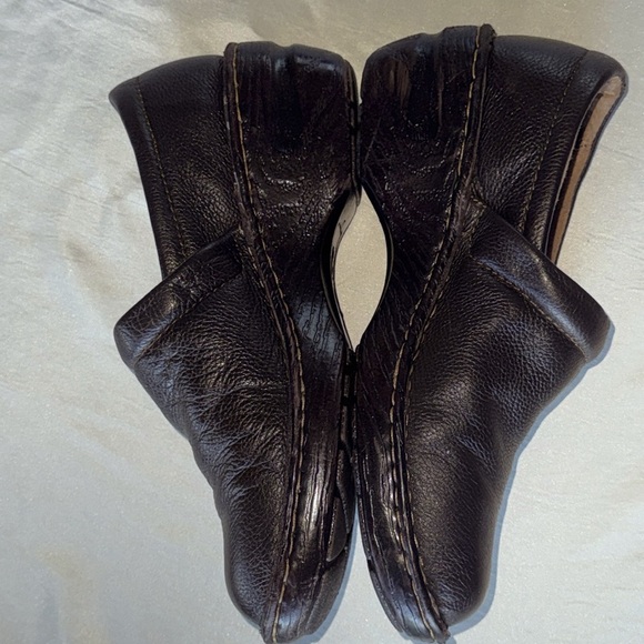 Bolo by Born Andria Professional Clogs Chocolate Brown Leather Boho Comfort Sz10 - Picture 8 of 12
